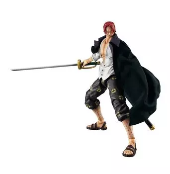 Различные герои боевиков ONE PIECE Шанкс из рыжих волос, подвижная фигурка, окрашенная в ПВХ, 190 мм, версия 1.5, прибл.