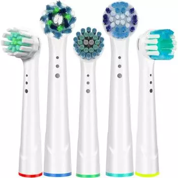 Различные модели насадок для зубных щеток, замена насадок для зубных щеток Oral B, чувствительных к крестообразной нити, мягких насадок Oral B A