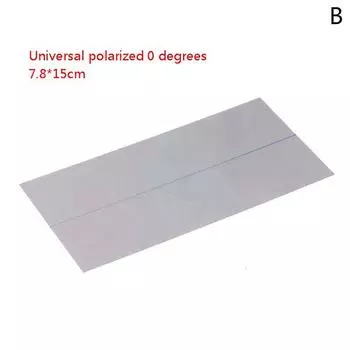Различные размеры поляризационной пленки поляризатор часы мультиметр калькулятор ЖК-дисплей ремонт поляризация 0 градусов/90 градусов