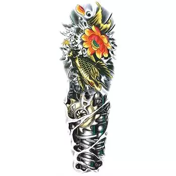 Различные стили временных наклеек на руку, боди-арт, крутое украшение тела