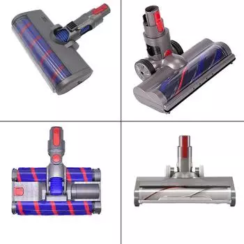 Различные типы моторизованной насадки для щетки для пола для пылесоса Dyson V7 V8 V10 V11 V15, мягкая подметальная машина с роликовой головкой, щетка для пола