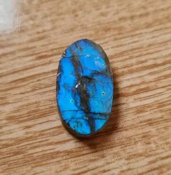 Размер 28,20 карата 28кс17кс8 ММ красивого естественного лабрадорита голубого огня свободный Друзы