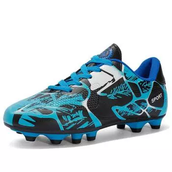 Размер 31-43, футбольные бутсы с длинными гвоздями и сломанными ногтями, спортивная обувь, детская обувь 31 флуоресцентный зеленый