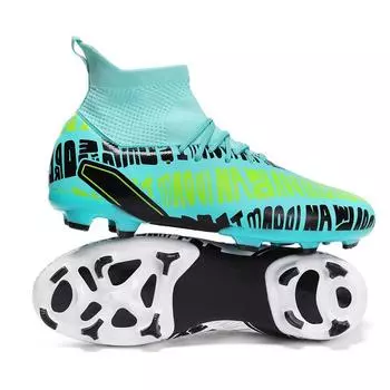 Размер 31-48, футбольные бутсы с высоким верхом для мужчин и женщин, для взрослых и детей, для тренировок 31