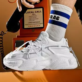 Размер 35–46. Мужская обувь. Детская обувь. Повседневная дышащая обувь. Кроссовки для мальчиков и девочек. 36 белый