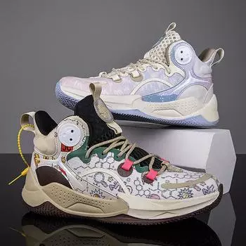 Размер 35–46. Мужская обувь. Детская обувь. Баскетбольная обувь. Повседневная дышащая обувь. Спортивная обувь для бега для мальчиков и девочек. 35