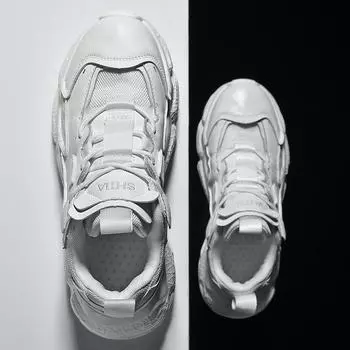 Размер 35–46. Мужская обувь. Детская обувь. Повседневная дышащая обувь. Кроссовки для мальчиков и девочек. 36 чёрный