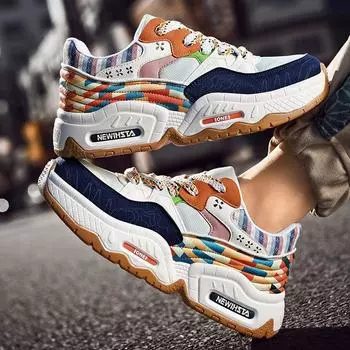 Размер 35–46. Мужская обувь. Детская обувь. Повседневная дышащая обувь. Кроссовки для мальчиков и девочек. 39 разноцветный