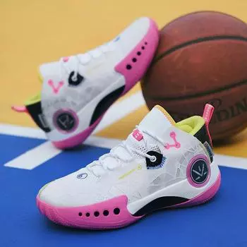 Размер 35–46. Мужская обувь. Детская обувь. Баскетбольная обувь. Повседневная дышащая обувь. Спортивная обувь для бега для мальчиков и девочек. 36