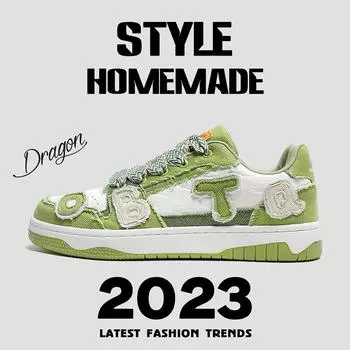 Размер 35–46. Мужская обувь. Детская обувь. Повседневная дышащая обувь. Кроссовки для мальчиков и девочек. 36 зелёный