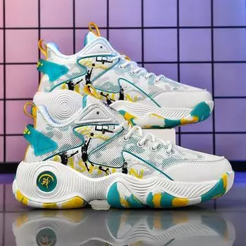 Размер 35–46. Мужская обувь. Детская обувь. Баскетбольная обувь. Повседневная дышащая обувь. Спортивная обувь для бега для мальчиков и девочек. 36