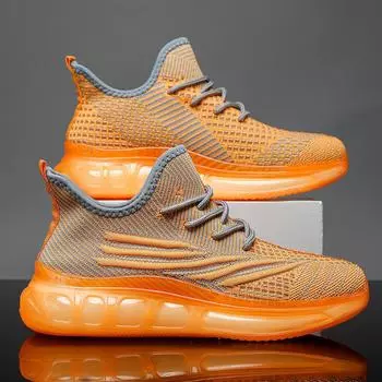 Размер 35–46. Мужская обувь. Детская обувь. Баскетбольная обувь. Повседневная дышащая обувь. Спортивная обувь для бега для мальчиков и девочек. 39 оранжевый
