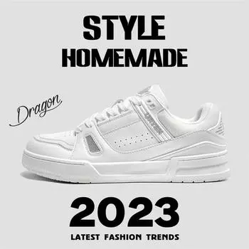 Размер 35–46. Мужская обувь. Детская обувь. Повседневная дышащая обувь. Кроссовки для мальчиков и девочек. 36 белый