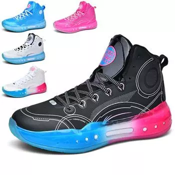 Размер 35–46. Мужская обувь. Детская обувь. Баскетбольная обувь. Повседневная дышащая обувь. Спортивная обувь для бега для мальчиков и девочек. 35