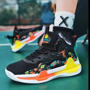 Размер 35–46. Мужская обувь. Повседневная детская обувь. Баскетбольная обувь. Спортивная обувь для мальчиков и девочек. 37