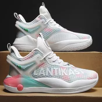 Размер 35–46. Мужская обувь. Повседневная детская обувь. Баскетбольная обувь. Спортивная обувь для мальчиков и девочек. 36 белый