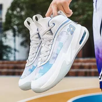 Размер 35–46. Мужская обувь. Повседневная детская обувь. Баскетбольная обувь. Спортивная обувь для мальчиков и девочек. 36 белый