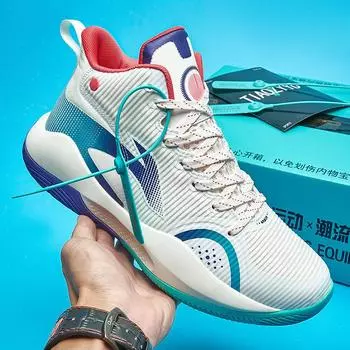 Размер 35–46. Мужская обувь. Повседневная детская обувь. Баскетбольная обувь. Спортивная обувь для мальчиков и девочек. 37 белый