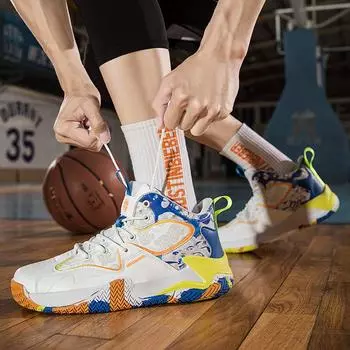 Размер 35–46. Мужская обувь. Повседневная детская обувь. Баскетбольная обувь. Спортивная обувь для мальчиков и девочек. 35