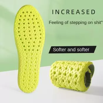 Размер 35–46. Супермягкая походка. Улучшает ощущение ходьбы. Устойчивая к запаху. Мужская спортивная стелька, поглощающая пот. Дышащая амортизирующая стелька из полыни. 35-36