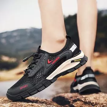 Размер 35–48. Мужская обувь. Детская обувь. Повседневная дышащая обувь. Спортивные кроссовки для бега для мальчиков и девочек. 38 песочный