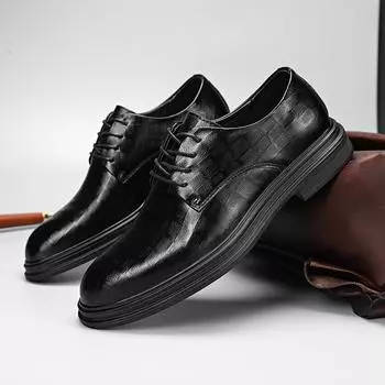 Размер 37-48. Мужская обувь. Детская обувь. Кожаная обувь. Деловая обувь. Повседневные дышащие кроссовки для детей. 38 чёрный