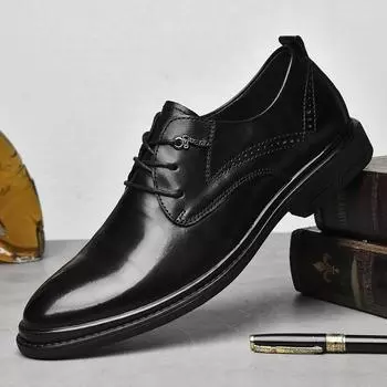 Размер 37-48. Мужская обувь. Детская обувь. Кожаная обувь. Деловая обувь. Повседневные дышащие кроссовки для детей. 38 чёрный