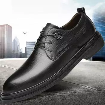 Размер 37-48. Мужская обувь. Детская обувь. Кожаная обувь. Деловая обувь. Повседневные дышащие кроссовки для детей. 38 чёрный