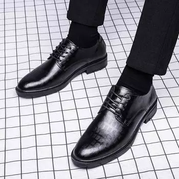 Размер 37-48. Мужская обувь. Детская обувь. Кожаная обувь. Деловая обувь. Повседневные дышащие кроссовки для детей. 38 чёрный