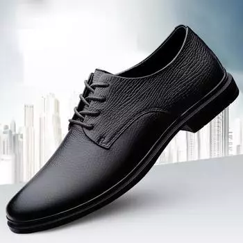 Размер 37-48. Мужская обувь. Детская обувь. Кожаная обувь. Деловая обувь. Повседневные дышащие кроссовки для детей. 38 чёрный