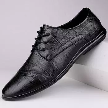 Размер 37-48. Мужская обувь. Детская обувь. Кожаная обувь. Деловая обувь. Повседневные дышащие кроссовки для детей. 38 чёрный