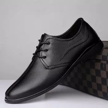 Размер 37-48. Мужская обувь. Детская обувь. Кожаная обувь. Деловая обувь. Повседневные дышащие кроссовки для детей. 37 чёрный