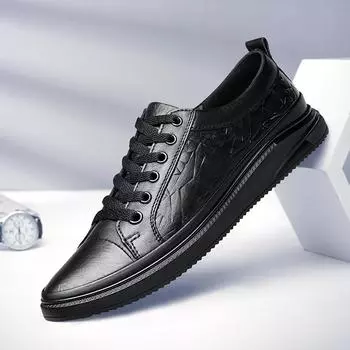 Размер 37-48. Мужская обувь. Детская обувь. Кожаная обувь. Деловая обувь. Повседневные дышащие кроссовки для детей. 37 чёрный