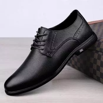 Размер 37-48. Мужская обувь. Детская обувь. Кожаная обувь. Деловая обувь. Повседневные дышащие кроссовки для детей. 38 чёрный