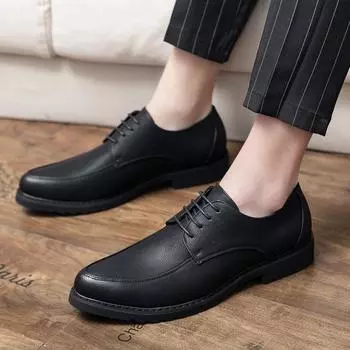 Размер 37-48. Мужская обувь. Детская обувь. Кожаная обувь. Деловая обувь. Повседневные дышащие кроссовки для детей. 38 чёрный