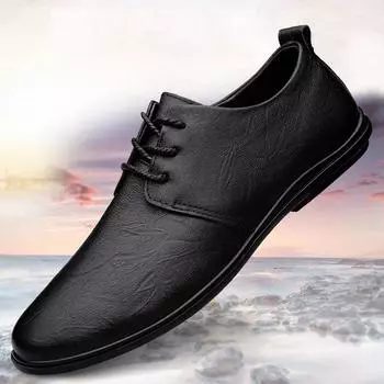 Размер 37-48. Мужская обувь. Детская обувь. Кожаная обувь. Деловая обувь. Повседневные дышащие кроссовки для детей. 37 чёрный