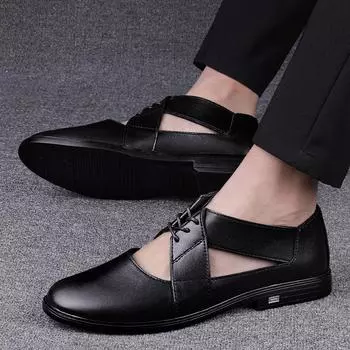 Размер 37-48. Мужская обувь. Детская обувь. Кожаная обувь. Деловая обувь. Повседневные дышащие кроссовки для детей. 37 чёрный