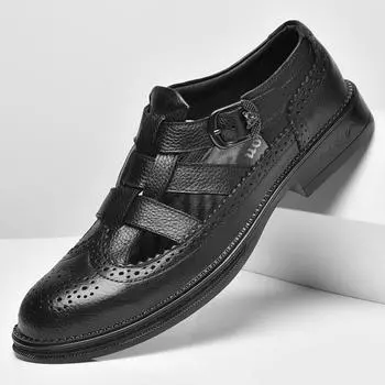 Размер 37-48. Мужская обувь. Детская обувь. Кожаная обувь. Деловая обувь. Повседневные дышащие кроссовки для детей. 38 чёрный