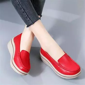 Размер 42 Мокасины Обувь Плоские Вулканизированные Новинка И Обувь Специального Назначения Женские Белые Кроссовки Спортивные Толстые Специального Назначения 35