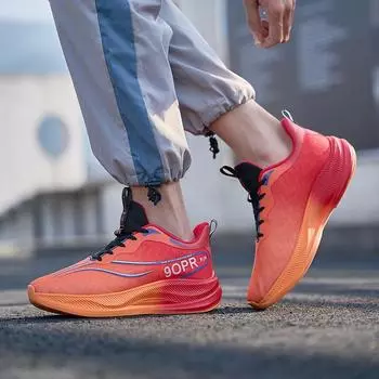 Размер 46 мужская обувь большой размер сетчатые дышащие кроссовки подростковые студенты мягкая подошва сверхлегкие амортизирующие профессиональные кроссовки 47 39