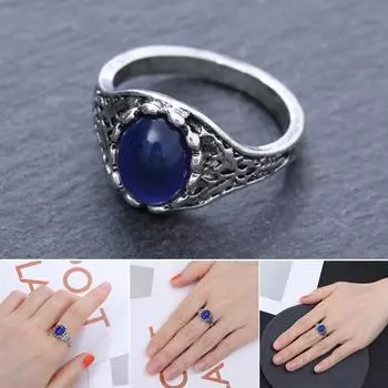 Размер 5-11 Подарок Для Женщин Девочек Ювелирные Изделия Светящееся Кольцо С Регулировкой Температуры Кольца С Изменением Цвета Size 6