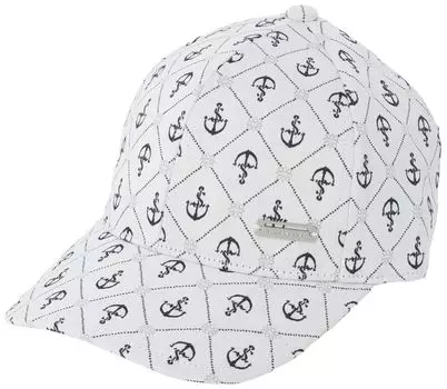 Размер кепки унисекс Кепка для гольфа [St. Эндрюс] (морской узор, регулируемый) / / 042-4187301 030_Белый