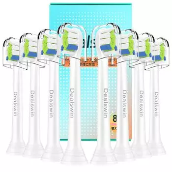 Размер Последняя Эволюция Dealswin Сменная щетка Совместимость с Philips Sonicare Электрическая зубная щетка Сменная щетка Маленькая головка щетки Совместимость