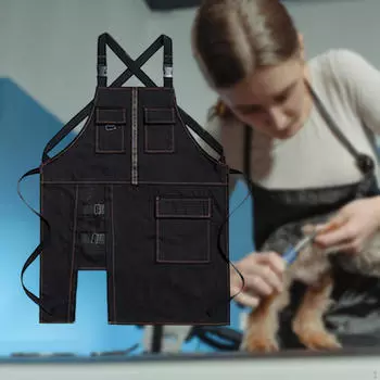 Размер рабочего фартука с удобным и устойчивым рабочим инструментом для рыбалки, ресторана, барбекю зелёный