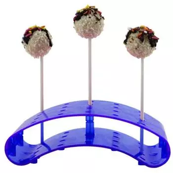 Размер S, 12 отверстий, дугообразная пластиковая подставка для шоколадных конфет, леденцов на палочке, держатель для дисплея розовый