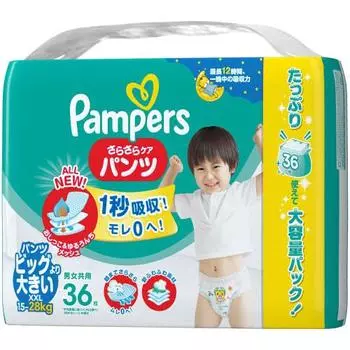 [Размер трусиков больше, чем большой] Подгузник-трусы Pampers Smooth Care XXL (15~28 кг) Гладкие брюки 36 шт.