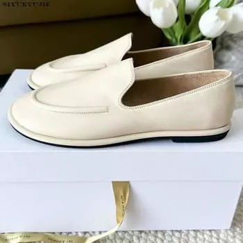 Размер Женские туфли на плоской подошве из натуральной кожи Модные туфли на низком каблуке Повседневные повседневные офисные женские туфли Мэри Джейн Комфортное платье 35