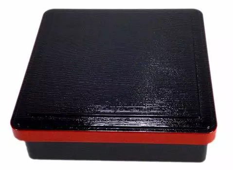 Размеры Makunouchi Bento Shokado Kurobuchi Akane x 18 x ABS-смола Японское коммерческое использование 5.5 (С разделителями) [18 5,8 см] (7-414-16) Рестораны,