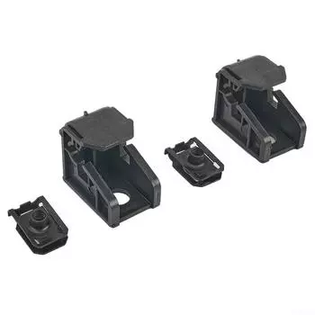 Размещение на автомобиле. Зажим для крепления левого и правого кронштейна.