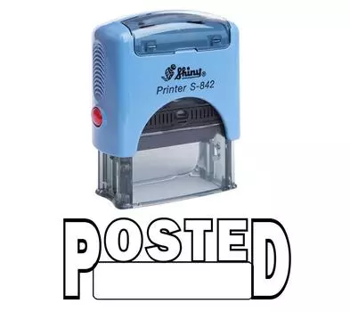 РАЗМЕЩЕННЫЙ Самостоятельный чернильный резиновый штамп на заказ Блестящий офисный стационарный штамп Impression Area 14 mm x 38 mm чёрный